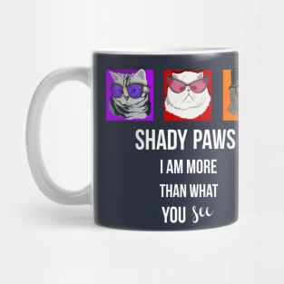 Shady Paws Cats Wearing Oversized Sunglasses Mug